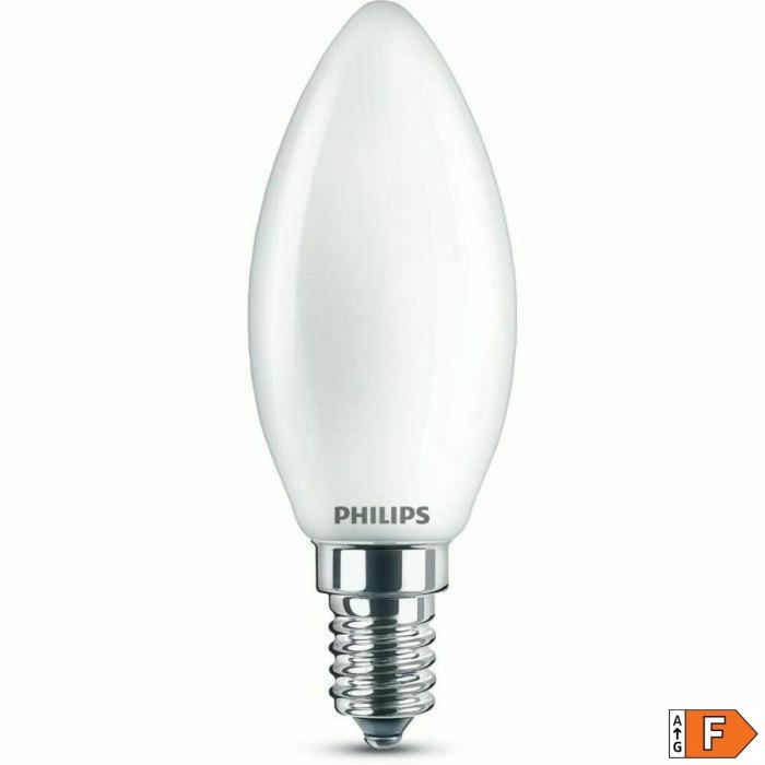Bombilla LED Philips Vela F 4,3 W E14 470 lm 3,5 x 9,7 cm (2700 K) 3