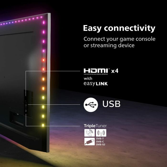 Smart TV Philips 43PUS8507 WI-FI 43" 4K Ultra HD LED 3 Smart TV Philips 43PUS8507 WI-FI 43" 4K Ultra HD LED 3