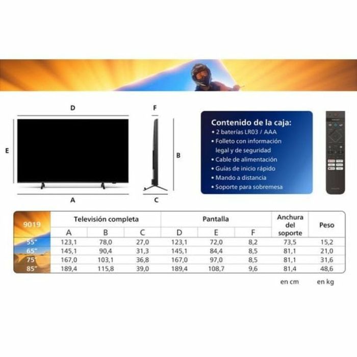 Smart TV Philips 55PML9019 4K Ultra HD 55" 7