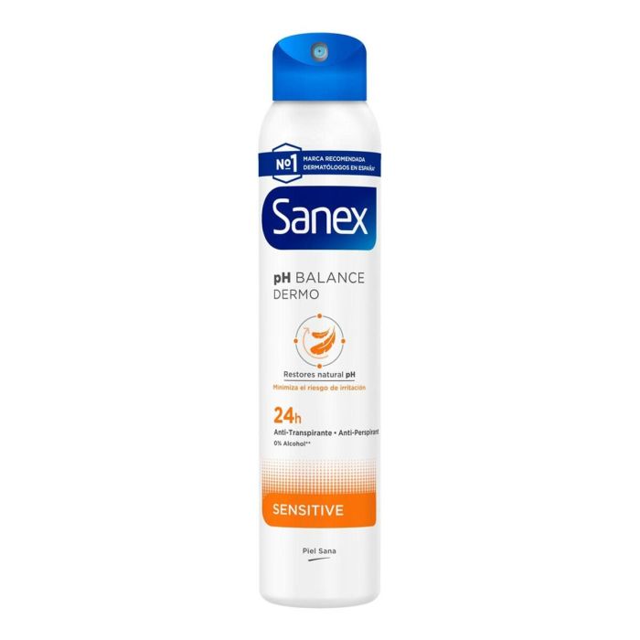 Desodorante en Spray Sanex Dermo Sensitive 200 ml 1