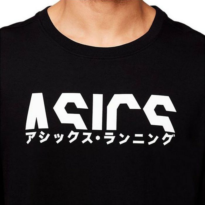 Camiseta de Manga Corta Hombre Asics Katakana Negro 2