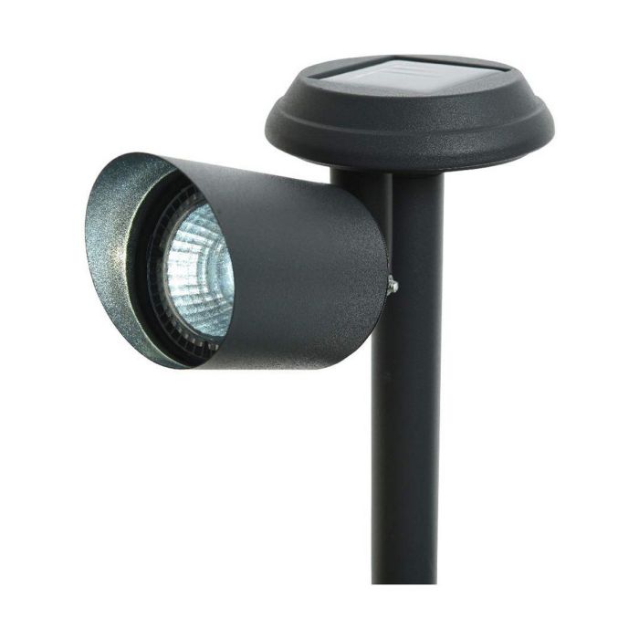 Estaca de jardin proyector solar led 3lm 6400k 45° 10x17x25,5cm