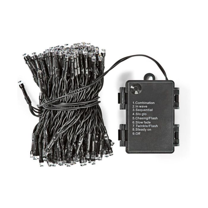 Guirnalda de Luces LED AX8415200 Blanco Negro Blanco Cálido 2,5 m 6