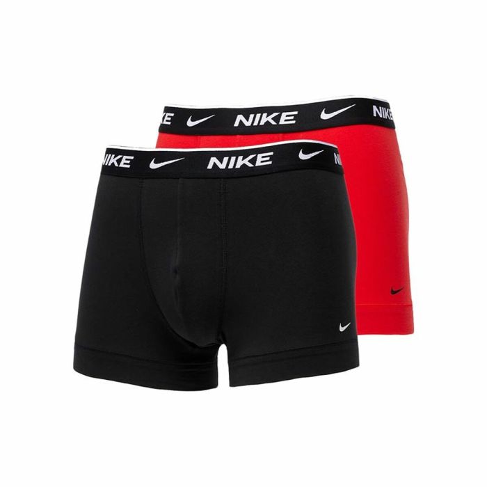 Pack de Calzoncillos Nike Trunk Negro Rojo