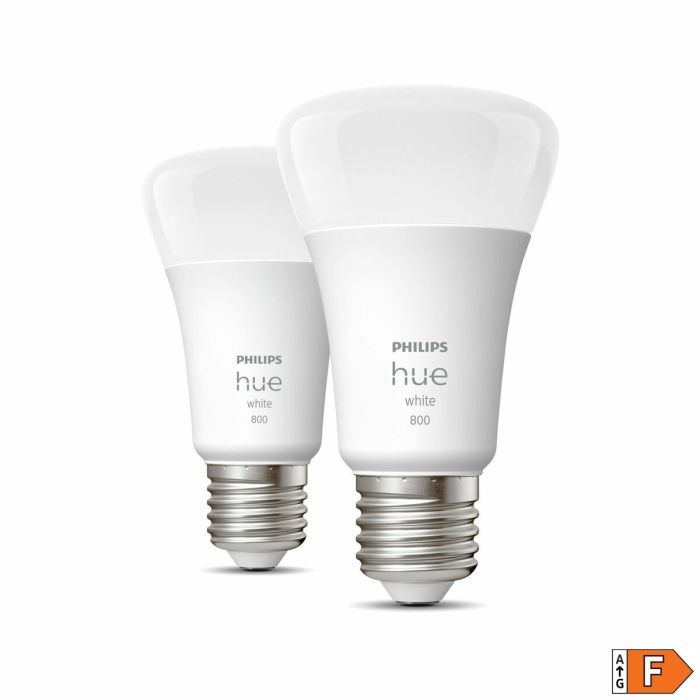 Bombilla Inteligente Philips 8719514319028 Blanco F 60 W 9 W E27 800 lm (2700 K) (2 Unidades) 1