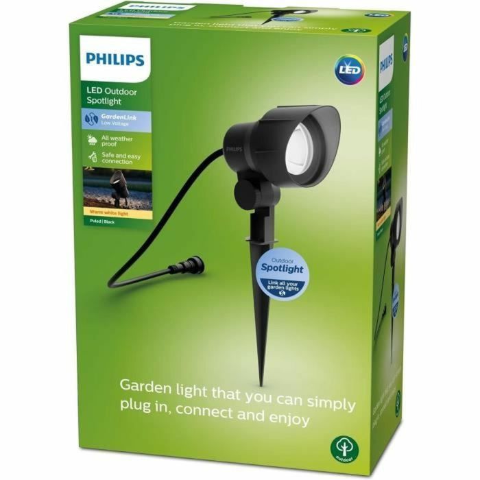 Lámpara Philips Negro 12 V Blanco Cálido 600 lm (1 unidad) 5
