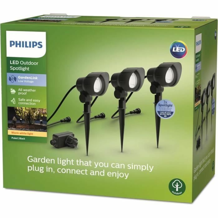 Lámpara Philips Negro 220-240 V Blanco Cálido 600 lm 4