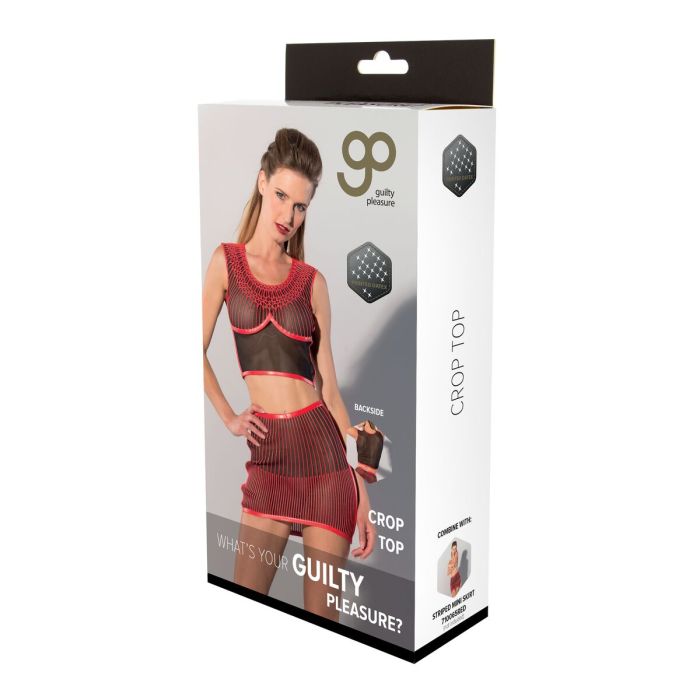 Conjunto de Lencería Guilty Pleasure Rojo (XL)