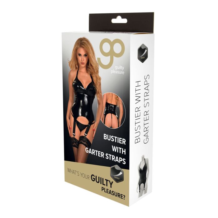 Conjunto de Lencería Guilty Pleasure Negro (XL) 2