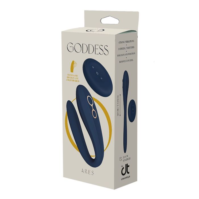 Vibrador para Parejas Dream Toys Goddess Collection Azul 9