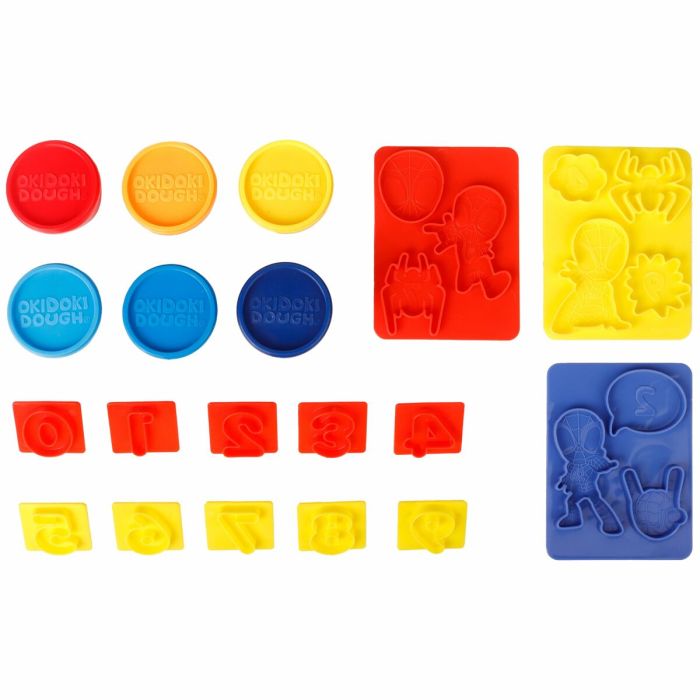 Set de Manualidades Spidey Azul Moldes para plastilina Plastilina Mochila 3