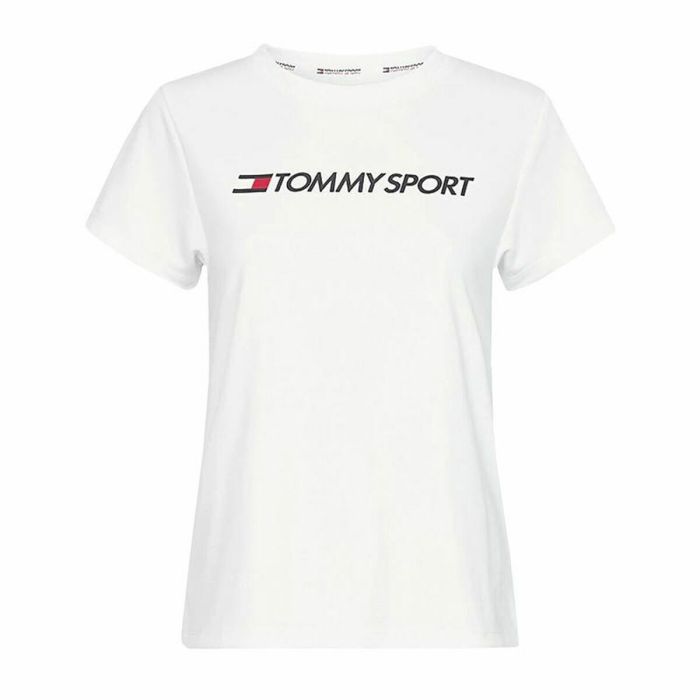 Camiseta de Manga Corta Hombre Tommy Hilfiger Logo Chest Blanco