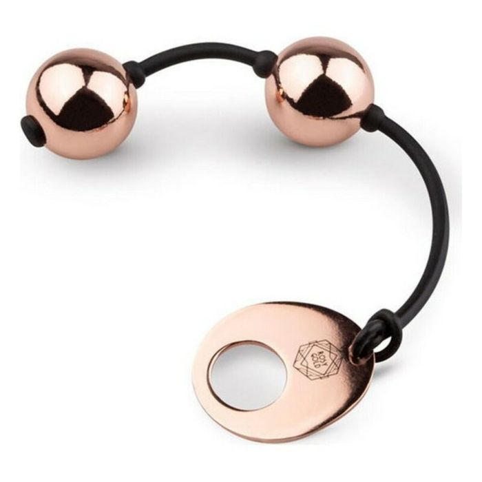 Bolas Chinas Rosy Gold ABS (Ø 28 mm) 2 Bolas Chinas Rosy Gold ABS (Ø 28 mm) 2