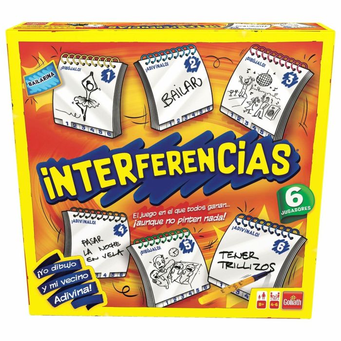 Juego Interferencias 6 Jugadores 914499 Goliath Juego Interferencias 6 Jugadores 914499 Goliath