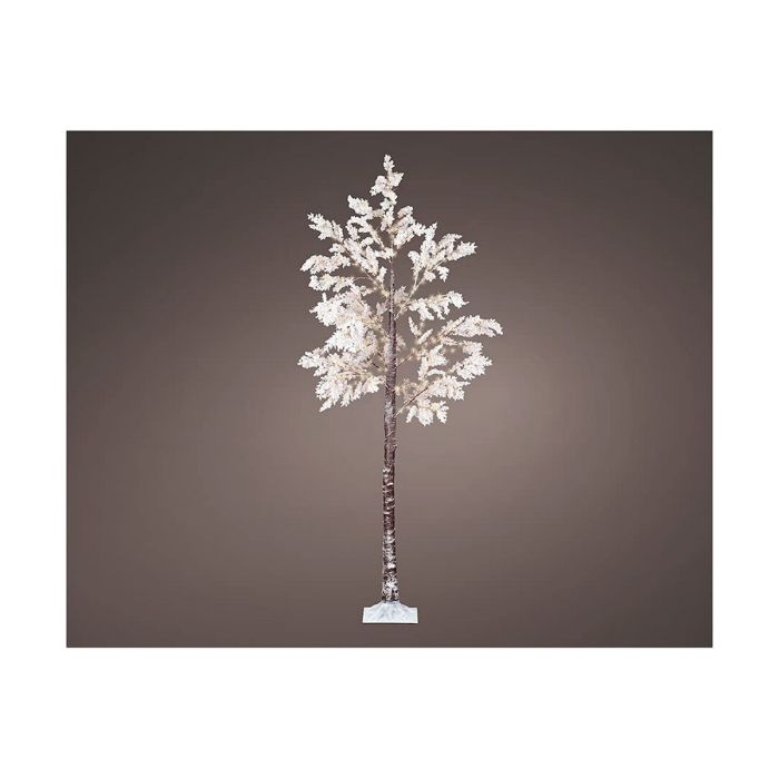 Arbol micro led flores blancas ip44 210cm