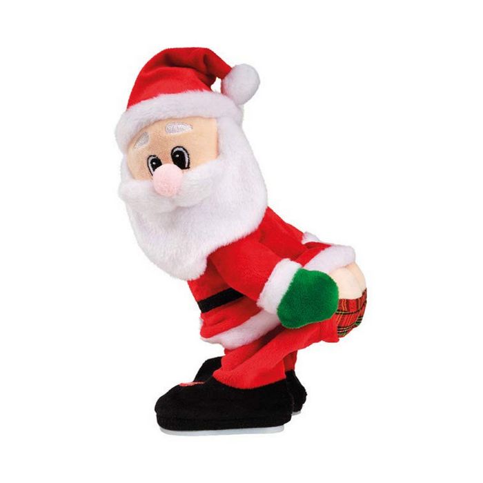 Muñeco papa noel con movimiento y cancion 14x20x25cm Muñeco papa noel con movimiento y cancion 14x20x25cm