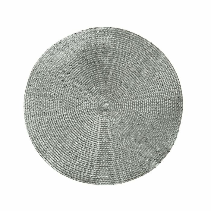 Basics Salvamantel redondo color plata, Ø38 cm