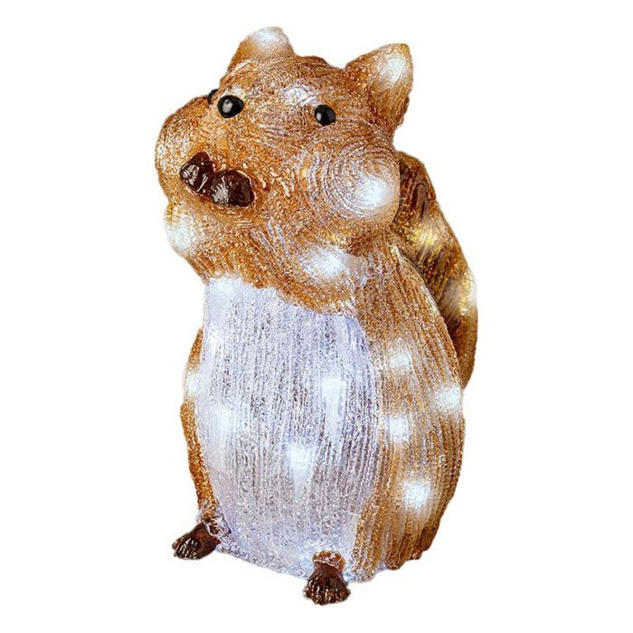 Figura Decorativa Acrílico Luz LED Ardilla (15 x 27,5 x 26 cm) Figura Decorativa Acrílico Luz LED Ardilla (15 x 27,5 x 26 cm)