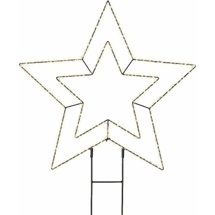 Decoración luminosa Lumineo Metal 220 V 58 x 55 cm Estaca Estrella 2