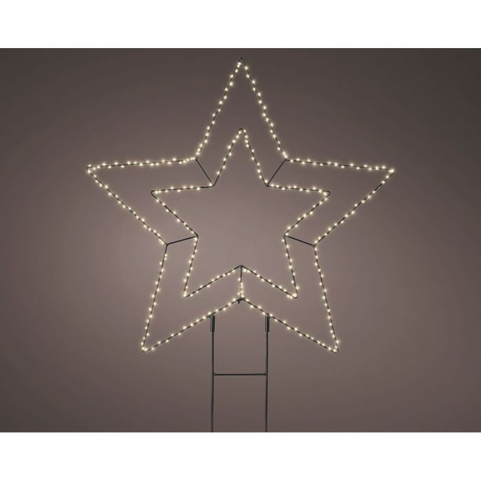 Decoración luminosa Lumineo Metal 220 V 58 x 55 cm Estaca Estrella 3