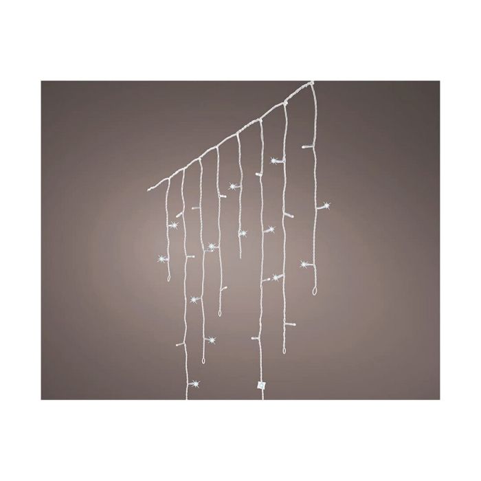 Cortina led icicle lights parpadeante 5,8m 240 leds luz fria