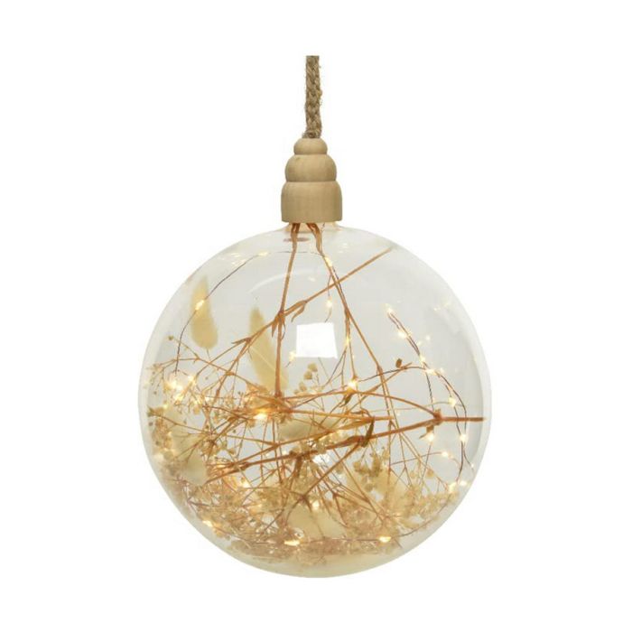 Bola microled decorativa con cuerda fina ø14x80cm 30 leds Bola microled decorativa con cuerda fina ø14x80cm 30 leds