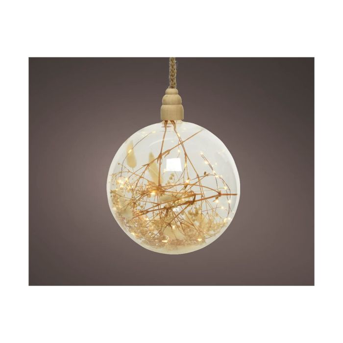Bola Decorativa Lumineo Blanco (Ø 14 cm) 2 Bola Decorativa Lumineo Blanco (Ø 14 cm) 2