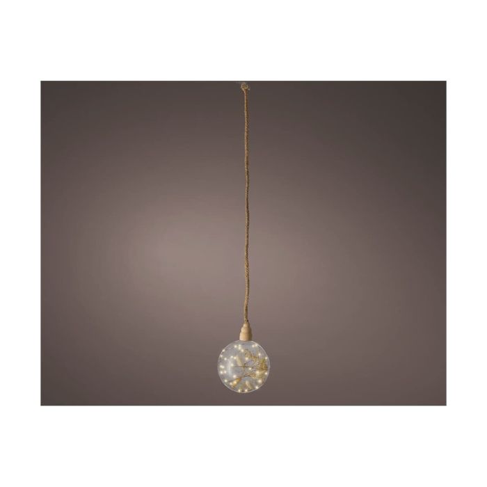 Bola Decorativa Lumineo Blanco (Ø 14 cm) 1 Bola Decorativa Lumineo Blanco (Ø 14 cm) 1
