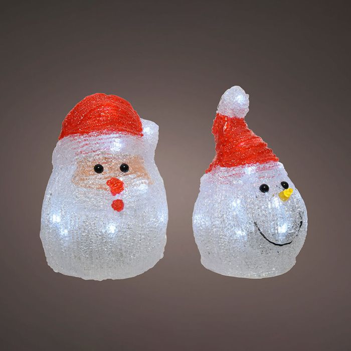 Figura Decorativa Lumineo 491239 LED Interior Santa Claus 10,5 x 10,5 x 15 cm 1