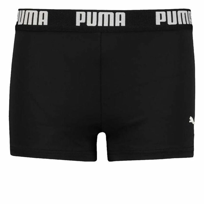 Bañador Boxer Para Niños Puma Swim Logo Negro 1