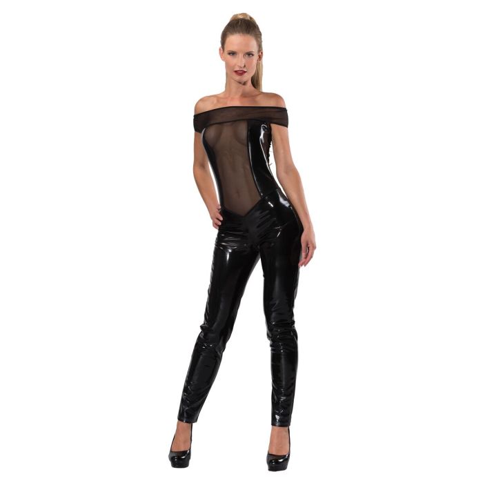 Disfraz Erótico Guilty Pleasure Catsuit Negro S 2