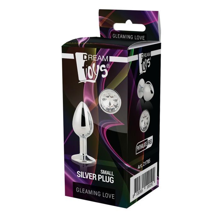 Plug Anal Dream Toys Gleaming Love Plateado 1