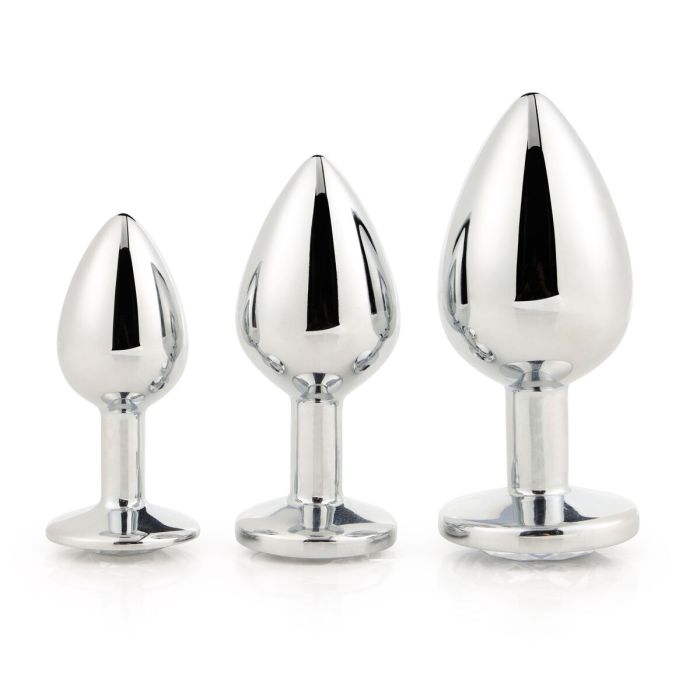 Plug Anal Dream Toys Gleaming Love Plateado 6