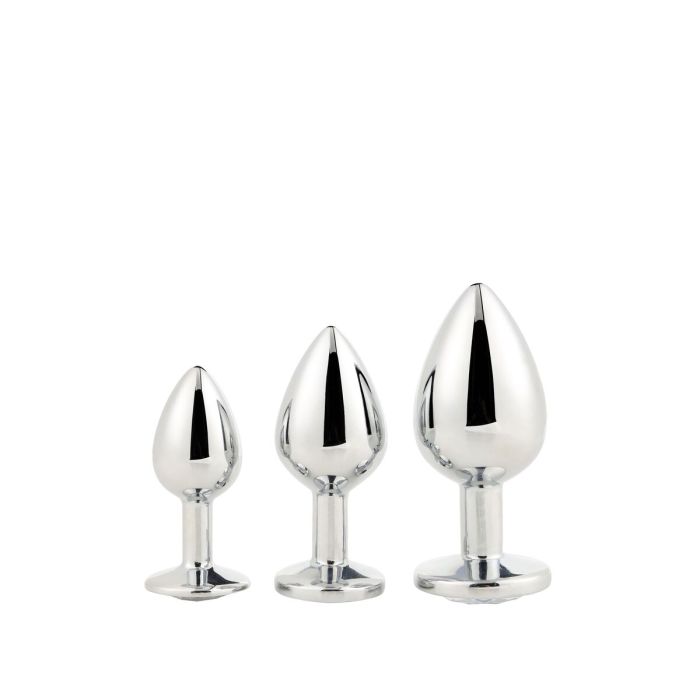 Plug Anal Dream Toys Gleaming Love Plateado 5