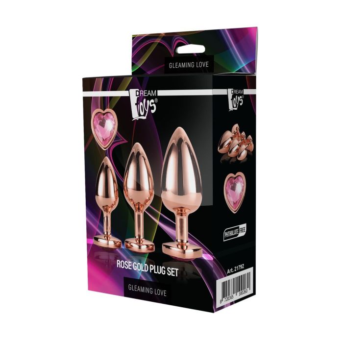 Plug Anal Dream Toys Gleaming Love Dorado 1