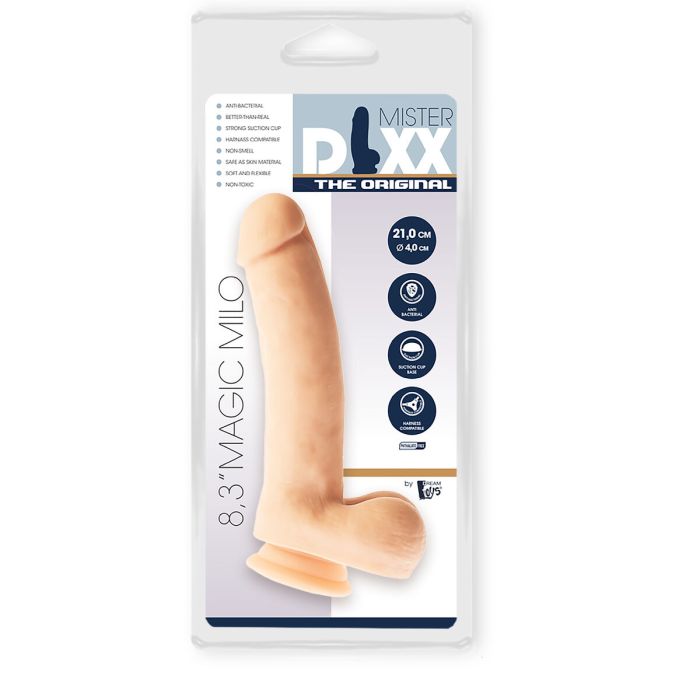 Consolador Realista Dream Toys Mr Dixx PVC Ø 4 cm 2