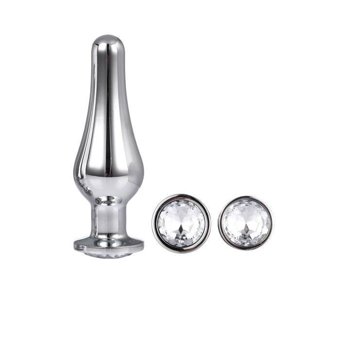 Plug Anal Dream Toys Gleaming Love Plateado 4