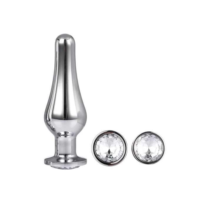 Plug Anal Dream Toys Gleaming Love Plateado 3