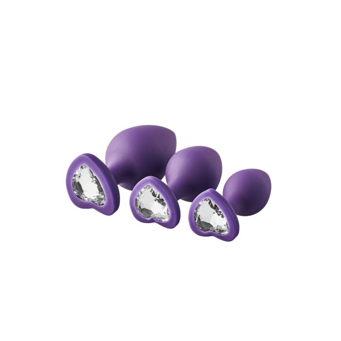 Plug Anal Dream Toys Flirts Morado 3 Piezas