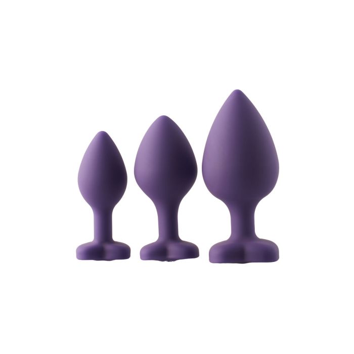 Plug Anal Dream Toys Flirts Morado 3 Piezas 11