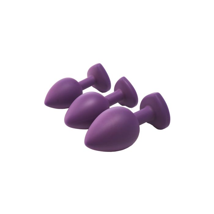 Plug Anal Dream Toys Flirts Morado 3 Piezas 6