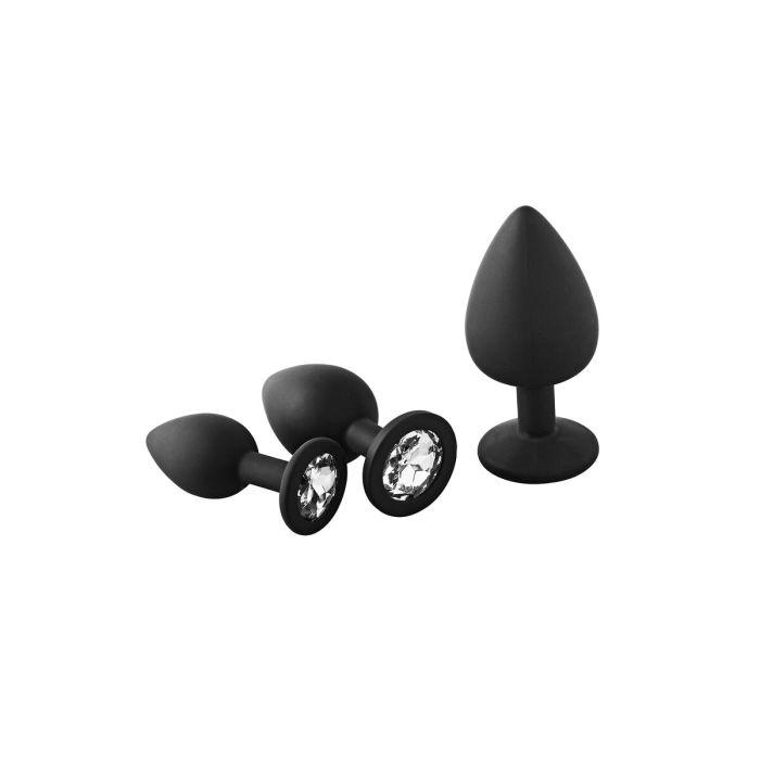 Plug Anal Dream Toys Fantasstic Negro 3 Piezas