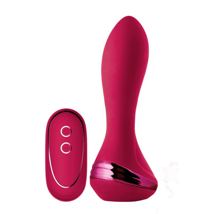 Vibrador Anal Negro Dream Toys Isabella Rojo