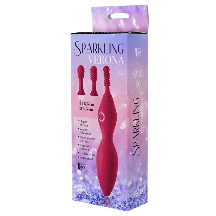 Bala Vibradora Dream Toys Sparkling Rojo 1