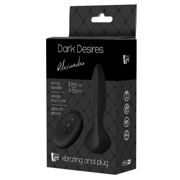 Vibrador Anal Negro Dream Toys Alexandra Negro 1