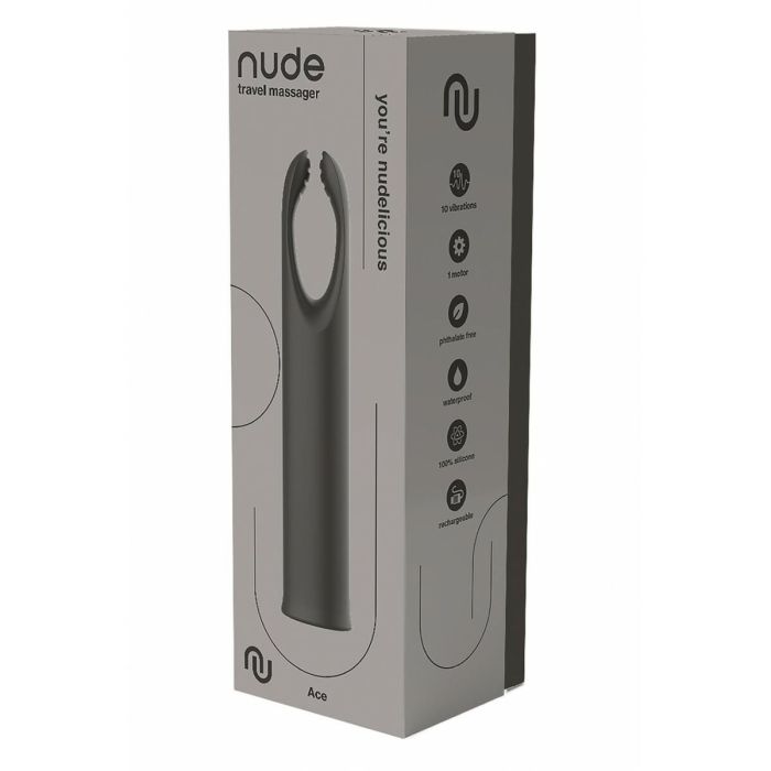 Masajeador Nude Negro De viaje 4