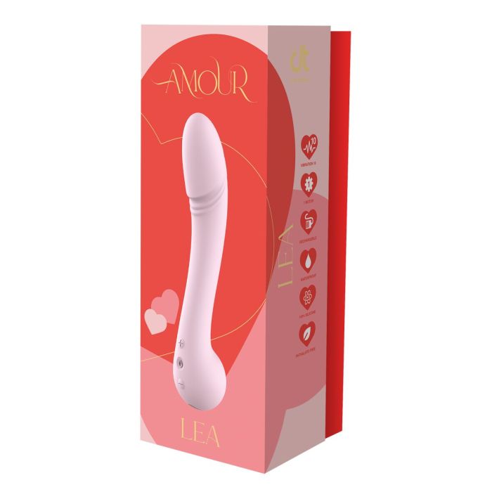 Vibrador clásico Dream Toys Amour Flexible Rosa 1