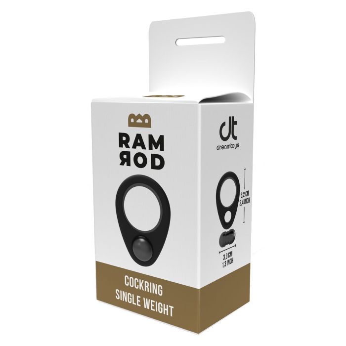 Anillo para el Pene Dream Toys Ramrod Negro 1