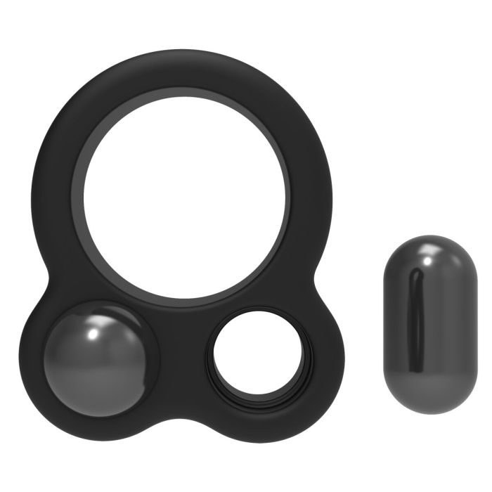 Anillo para el Pene Dream Toys Ramrod Negro 5