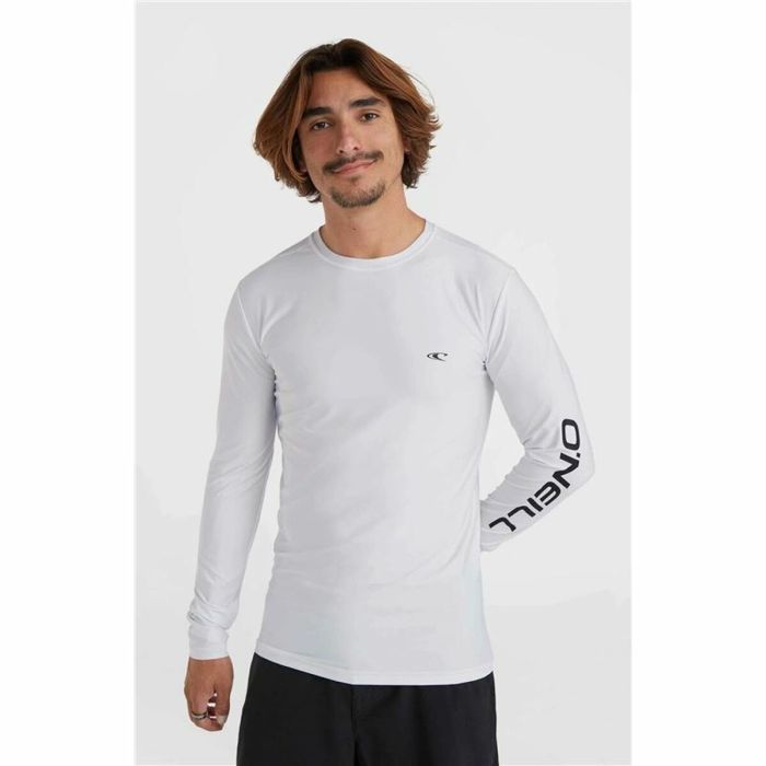 Camiseta Deportiva de Manga Corta O'Neill Essentials L/Slv Blanco 1